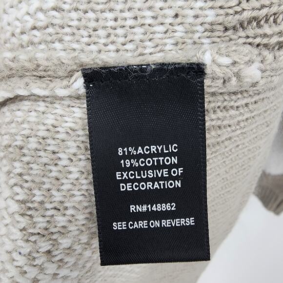 Torrid Pullover Drop Shoulder Tunic Crewneck Sweater Clouds and Rainbow Size 2X - Picture 4 of 7